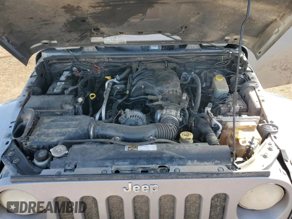 2015 Jeep Wrangler Sahara z VIN 1C4AJWBG5FL505084, wystawiony jako Copart lot #44361325 z przebiegiem 138 146 mil mil oraz Nie do naprawy • Non repairable. Historia ofert i sprzedaży dostępna na DreamBid. Obrazek 11.