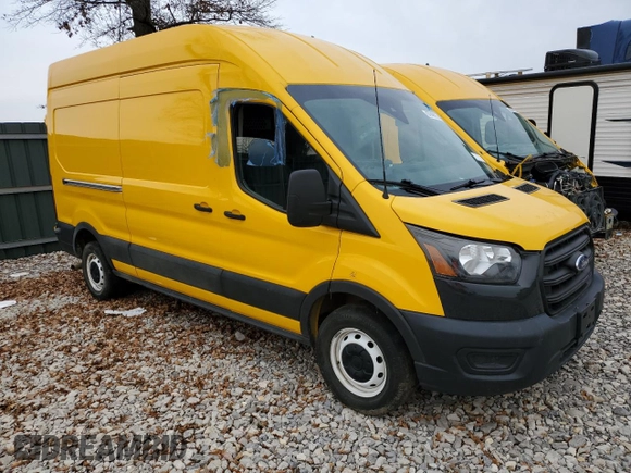2020 Ford Transit Cargo with VIN 1FTBR1X86LKA53228, listed as a Copart auction lot 87949815 with 88,178 mi miles and Salvage Title. Bid and sale history available at DreamBid. Image 4.