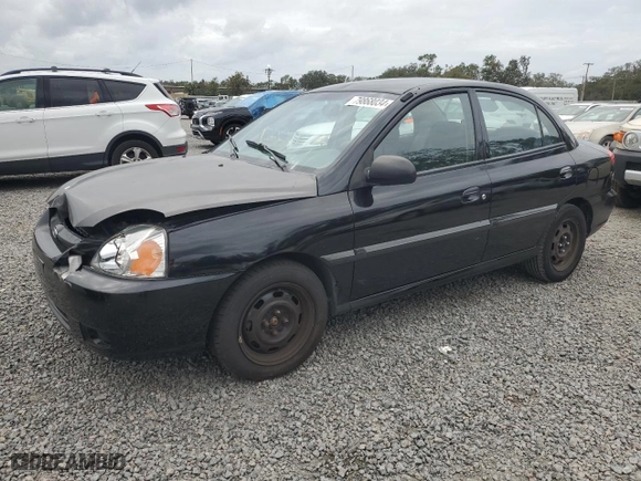 2004 Kia Rio with VIN KNADC125046349408, listed as a Copart auction lot 79868034 with 97,450 mi miles and Clean Title. Bid and sale history available at carsss.com. Image 1.