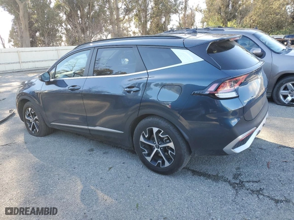 2023 Kia Sportage Hybrid EX with VIN KNDPVCAG2P7038974, listed as a Copart auction lot 49183845 with 21,433 mi miles and Salvage Title. Bid and sale history available at carsss.com. Image 2.
