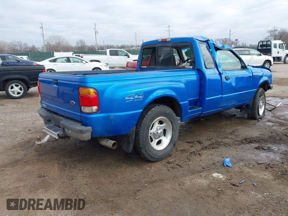 1999 Ford Ranger XL with VIN 1FTZR15V4XPB34096, listed as a IAAI auction lot 41521748 with 260,235 mi miles. Bid and sale history available at carsss.com. Image 4.