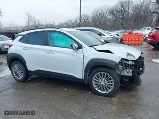 2021 Hyundai Kona SEL with VIN KM8K22AA8MU602483, listed as a IAAI auction lot 41450400 with 34,628 mi miles. Bid and sale history available at carsss.com. Image 14.