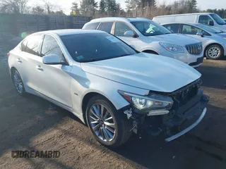 2018 Infiniti Q50 2.0t LUXE with VIN JN1CV7ARXJM280110, listed as a IAAI auction lot 41722863 with 88,878 mi miles. Bid and sale history available at carsss.com. Image 14.