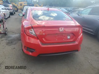 2018 Honda Civic EX with VIN 2HGFC2F74JH530701, listed as a Copart auction lot 74676554 with 69,624 mi miles and Salvage Title. Bid and sale history available at DreamBid. Image 6.