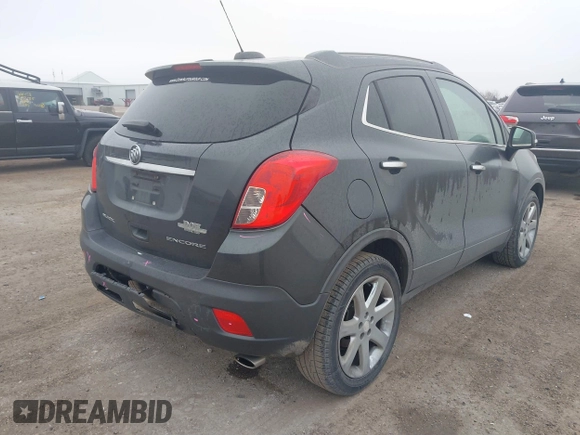 2016 Buick Encore Leather with VIN KL4CJCSB7GB552548, listed as a IAAI auction lot 41606228 with 135,122 mi miles and . Bid and sale history available at DreamBid. Image 4.