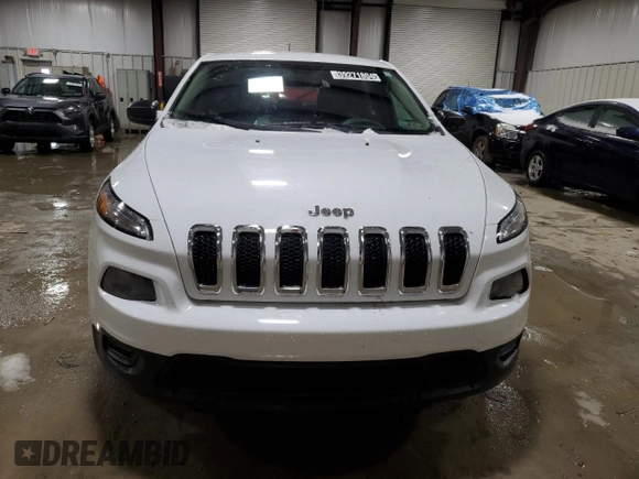 2017 Jeep Cherokee Sport with VIN 1C4PJMAB2HW523967, listed as a Copart auction lot 39271804 with 122,719 mi miles and Clean Title. Bid and sale history available at carsss.com. Image 5.