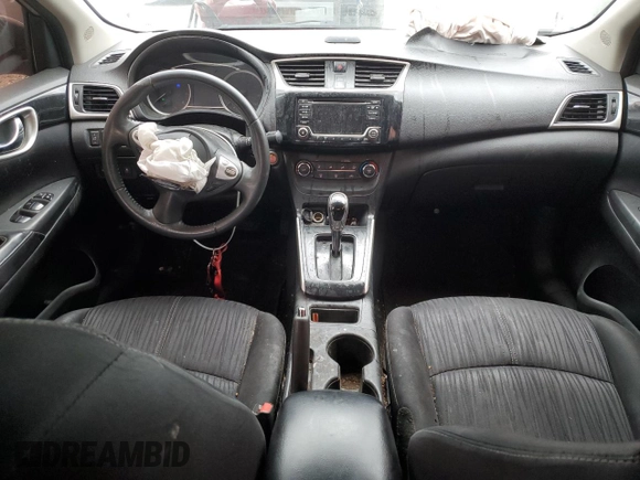 2017 Nissan Sentra S with VIN 3N1AB7AP2HY355789, listed as a Copart auction lot 64208415 with 184,037 mi miles and Salvage title. Bid and sale history available at DreamBid. Image 8.