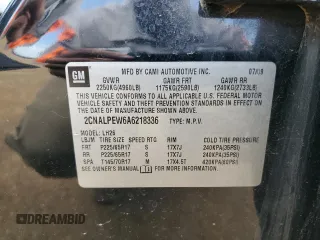 2010 Chevrolet Equinox LT w/2LT with VIN 2CNALPEW6A6218336, listed as a Copart auction lot 51989655 with 117,960 mi miles and Salvage Title. Bid and sale history available at carsss.com. Image 15.