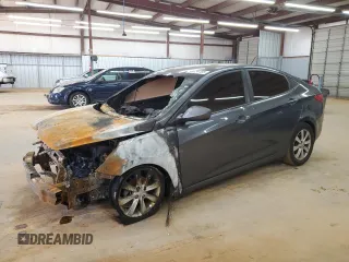 2012 Hyundai Accent GLS z VIN KMHCU4AE0CU225272, wystawiony jako Copart lot #49724155 z przebiegiem Nie podano mil oraz Szkoda całkowita • Salvage title. Historia ofert i sprzedaży dostępna na DreamBid. Obrazek 1.