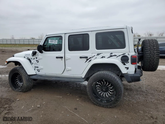 2023 Jeep Wrangler 4xe Sahara with VIN 1C4JJXP62PW524570, listed as a Copart auction lot 45881225 with 54,254 mi miles and Salvage Title. Bid and sale history available at carsss.com. Image 2.