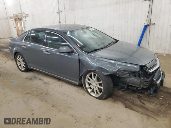 2009 Chevrolet Malibu LTZ with VIN 1G1ZK57B894123212, listed as a Copart auction lot 50030585 with 167,089 mi miles and Salvage Title. Bid and sale history available at DreamBid. Image 4.