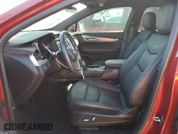 2021 Cadillac XT5 FWD Luxury with VIN 1GYKNAR4XMZ116288, listed as a Copart auction lot 75035314 with 0 mi miles and Non Repairable. Bid and sale history available at carsss.com. Image 7.