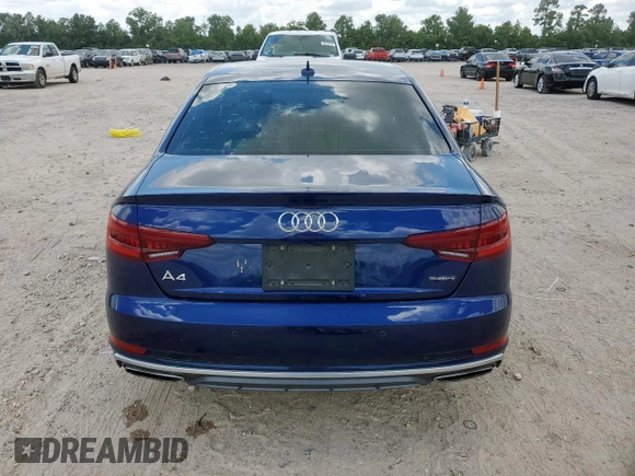 2019 Audi A4 Premium Plus with VIN WAUENAF45KN001851, listed as a Copart auction lot 61683595 with 79,444 mi miles and Salvage title. Bid and sale history available at DreamBid. Image 6.