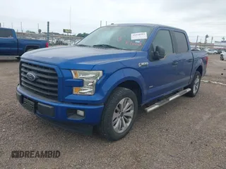 2017 Ford F-150 XL with VIN 1FTEW1CP3HKD58597, listed as a IAAI auction lot 41928993 with 143,802 mi miles and . Bid and sale history available at DreamBid. Image 17.