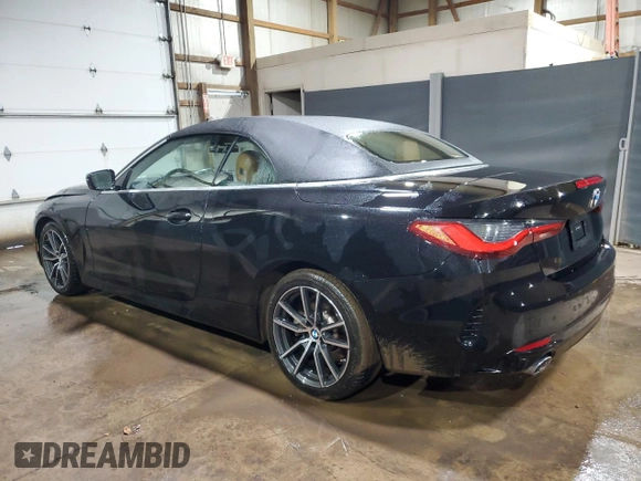 2024 BMW 4 Series 430i z VIN WBA23AT01RCP59248, wystawiony jako Copart lot #46714575 z przebiegiem 34 623 mil mil oraz Tytuł czysty. Historia ofert i sprzedaży dostępna na DreamBid. Obrazek 2.