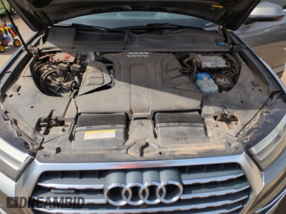 2017 Audi Q7 Premium Plus with VIN WA1LAAF74HD014776, listed as a Copart auction lot 57088365 with 152,853 mi miles and Salvage title. Bid and sale history available at DreamBid. Image 12.