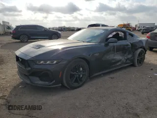 2024 Ford Mustang GT with VIN 1FA6P8CF2R5412592, listed as a Copart auction lot 53701845 with 6,263 mi miles and Salvage Title. Bid and sale history available at DreamBid. Image 1.