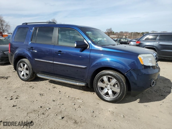 2015 Honda Pilot Touring with VIN 5FNYF4H99FB013531, listed as a Copart auction lot 49855805 with 129,872 mi miles and Salvage Title. Bid and sale history available at carsss.com. Image 4.