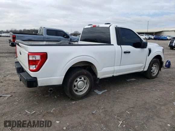 2023 Ford F-150 XL with VIN 1FTMF1CB7PKF60339, listed as a Copart auction lot 44690115 with 56,346 mi miles and Salvage Title. Bid and sale history available at carsss.com. Image 3.