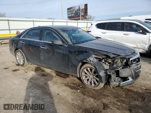 2016 Cadillac CTS AWD with VIN 1G6AW5SX1G0107906, listed as a Copart auction lot 45207585 with 122,244 mi miles and Salvage Title. Bid and sale history available at DreamBid. Image 4.