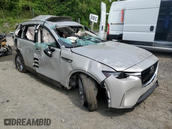 2024 Mazda CX-90 Preferred с VIN JM3KKBHA3R1150954, выставлен на аукционе Copart как лот 56564805 с пробегом Не указан миль и На запчасти • Non repairable. История ставок и продаж доступна на DreamBid. Изображение 4.