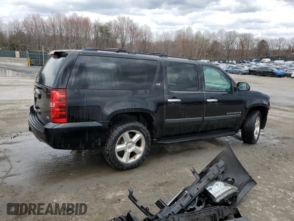 2008 Chevrolet Suburban LTZ with VIN 3GNFK16308G105020, listed as a Copart auction lot 51494565 with 190,246 mi miles and Salvage Title. Bid and sale history available at carsss.com. Image 3.