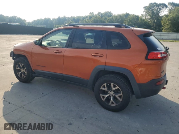 2016 Jeep Cherokee Trailhawk z VIN 1C4PJMBS6GW252974, wystawiony jako Copart lot #63652465 z przebiegiem 160 641 mil mil oraz Szkoda całkowita • Salvage title. Historia ofert i sprzedaży dostępna na DreamBid. Obrazek 2.