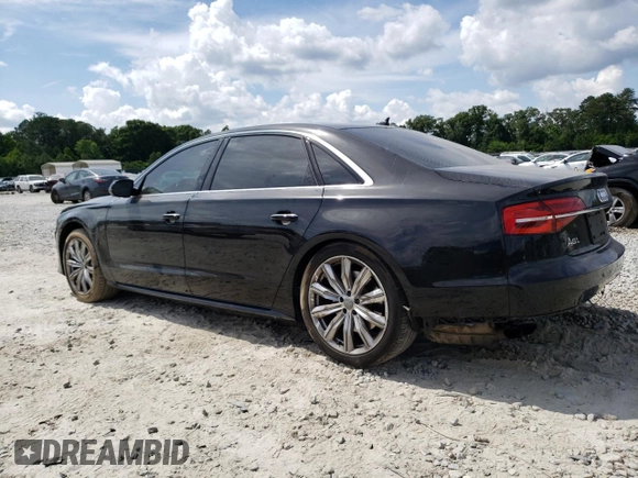 2017 Audi A8 Sport with VIN WAU43AFD3HN007397, listed as a Copart auction lot 54581173 with 77,961 mi miles and Salvage title. Bid and sale history available at DreamBid. Image 2.