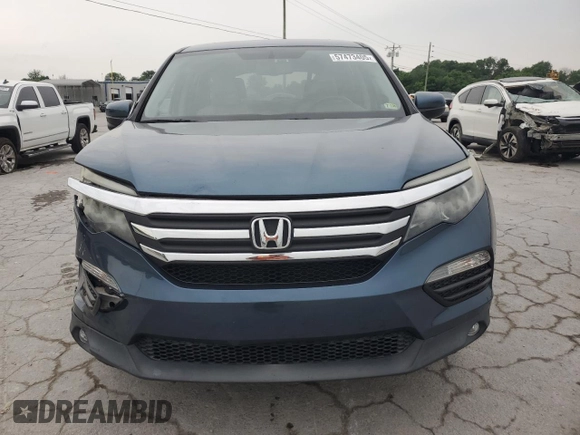 2016 Honda Pilot EX-L z VIN 5FNYF5H57GB039453, wystawiony jako Copart lot #57473405 z przebiegiem 54 551 mil mil oraz Szkoda całkowita • Salvage title. Historia ofert i sprzedaży dostępna na DreamBid. Obrazek 5.