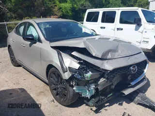 2025 Mazda 3 S Select Sport with VIN JM1BPABMXS1775333, listed as a IAAI auction lot 42053491 with 2,457 mi miles and . Bid and sale history available at DreamBid. Image 1.