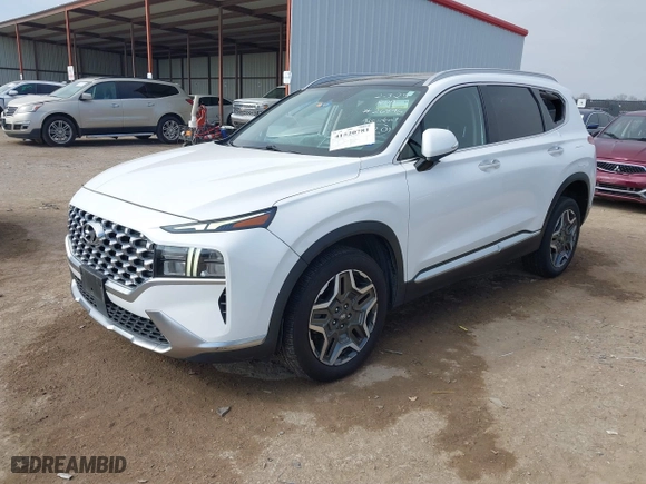 2022 Hyundai Santa Fe Hybrid SEL Premium with VIN KM8S3DA15NU034056, listed as a IAAI auction lot 41520781 with 67,816 mi miles. Bid and sale history available at carsss.com. Image 17.