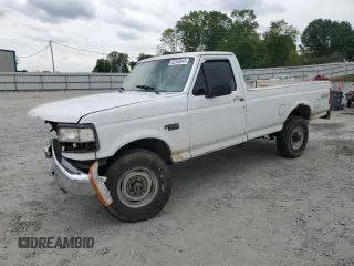 1994 Ford F-250 with VIN 1FTHF26HXRNA37728, listed as a Copart auction lot 52333545 with 204,609 mi miles and Salvage title. Bid and sale history available at DreamBid. Image 1.