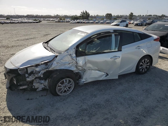 2021 Toyota Prius LE with VIN JTDKAMFP2M3173895, listed as a Copart auction lot 54384825 with 72,915 mi miles and Salvage Title. Bid and sale history available at DreamBid. Image 1.