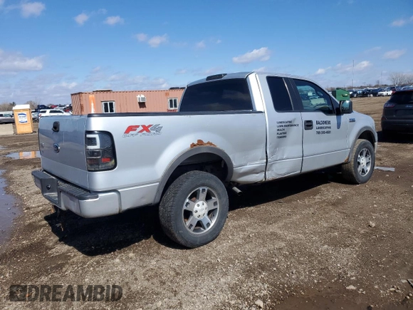 2005 Ford F-150 XLT with VIN 1FTPX14565FA67745, listed as a Copart auction lot 50020275 with 171,517 mi miles and Salvage Title. Bid and sale history available at carsss.com. Image 3.