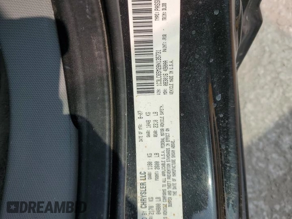 2008 Chrysler Sebring Limited with VIN 1C3LC65M28N135731, listed as a Copart auction lot 70874394 with 158,963 mi miles and Salvage Title. Bid and sale history available at carsss.com. Image 12.