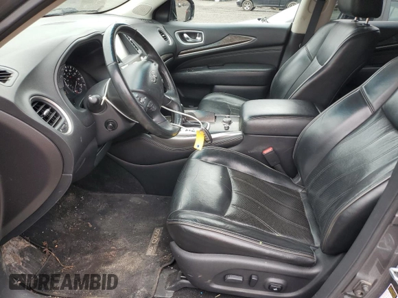 2015 Infiniti QX60 z VIN 5N1AL0MM8FC525142, wystawiony jako Copart lot #51963805 z przebiegiem 172 860 mil mil oraz Szkody całkowita. Historia ofert i sprzedaży dostępna na DreamBid. Obrazek 7.