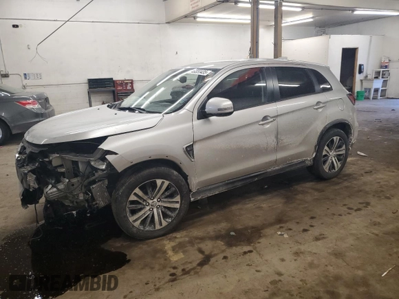 2020 Mitsubishi Outlander Sport ES 2.0 with VIN JA4AR3AU1LU024649, listed as a Copart auction lot 46330435 with 83,859 mi miles and Salvage Title. Bid and sale history available at carsss.com. Image 1.