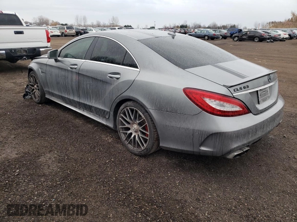 2015 Mercedes-Benz CLS-Class CLS 63 AMG S-Model with VIN WDDLJ7GB9FA154967, listed as a Copart auction lot 75459713 with 155,982 mi miles. Bid and sale history available at carsss.com. Image 2.