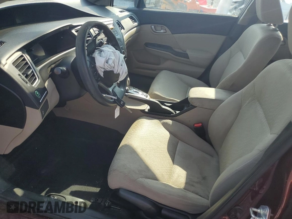2014 Honda Civic LX z VIN 19XFB2F55EE070661, wystawiony jako Copart lot #56356355 z przebiegiem 114 217 mil mil oraz Szkoda całkowita • Salvage title. Historia ofert i sprzedaży dostępna na DreamBid. Obrazek 7.