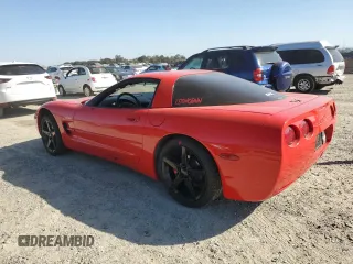 2001 Chevrolet Corvette with VIN 1G1YY22G815100474, listed as a Copart auction lot 73647154 with 0 mi miles and Salvage Title. Bid and sale history available at carsss.com. Image 2.