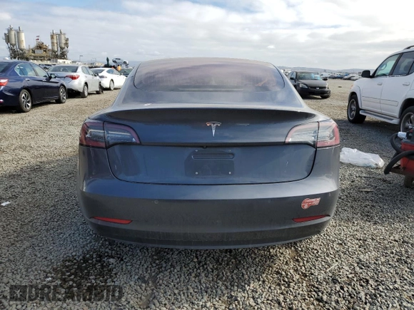 2018 Tesla Model 3 Long Range Battery with VIN 5YJ3E1EA2JF038886, listed as a Copart auction lot 52436365 with 47,548 mi miles and Salvage Title. Bid and sale history available at DreamBid. Image 6.