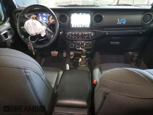 2022 Jeep Wrangler Unlimited Sport S with VIN 1C4HJXDGXNW152081, listed as a Copart auction lot 48708555 with 41,290 mi miles and Clean Title. Bid and sale history available at DreamBid. Image 8.
