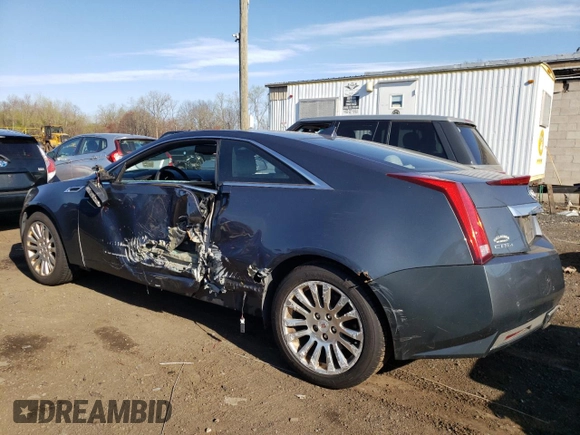 2013 Cadillac CTS Coupe Performance with VIN 1G6DL1E32D0123731, listed as a Copart auction lot 53700945 with 128,733 mi miles and Salvage Title. Bid and sale history available at carsss.com. Image 2.