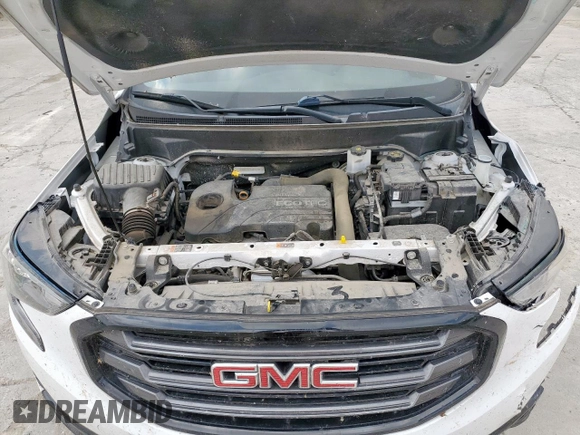 2020 GMC Terrain SLE with VIN 3GKALMEV9LL273196, listed as a Copart auction lot 57219035 with 128,763 mi miles and Salvage title. Bid and sale history available at DreamBid. Image 12.