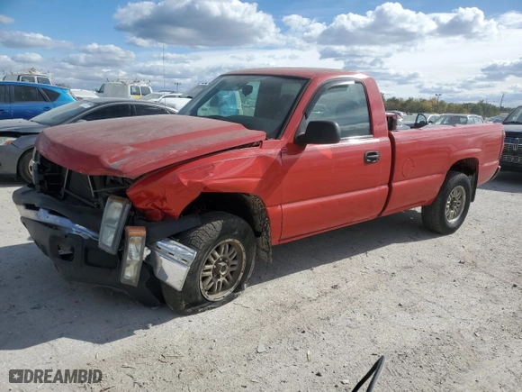 2006 Chevrolet Silverado 1500 LS with VIN 1GCEK14TX6E152535, listed as a Copart auction lot 76153124 with 85,960 mi miles and Non Repairable. Bid and sale history available at carsss.com. Image 1.