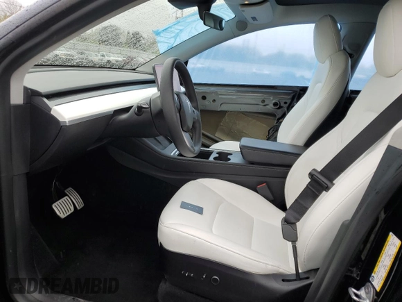 2022 Tesla Model Y Performance z VIN 7SAYGDEFXNF326967, wystawiony jako Copart lot #48934175 z przebiegiem 53 167 mil mil oraz Szkoda całkowita • Salvage title. Historia ofert i sprzedaży dostępna na DreamBid. Obrazek 7.