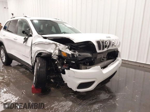 2021 Jeep Cherokee Latitude with VIN 1C4PJMCB7MD166000, listed as a IAAI auction lot 41631945 with 48,046 mi miles and . Bid and sale history available at DreamBid. Image 6.