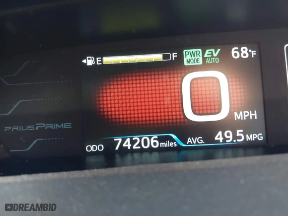 2018 Toyota Prius Prime Plus with VIN JTDKARFP1J3104690, listed as a IAAI auction lot 41620758 with NaN miles. Bid and sale history available at carsss.com. Image 15.