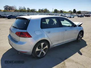 2015 Volkswagen Golf GTI Autobahn with VIN 3VW4T7AU6FM091068, listed as a Copart auction lot 67311093 with 46,042 mi miles. Bid and sale history available at carsss.com. Image 3.
