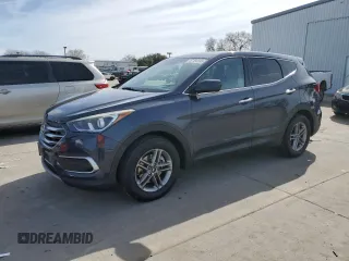 2018 Hyundai Santa Fe 2.4L with VIN 5NMZT3LB0JH097778, listed as a Copart auction lot 47184185 with 154,730 mi miles and Clean title. Bid and sale history available at DreamBid. Image 1.